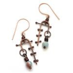 Bead and Bar earrings