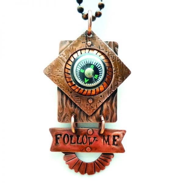 Follow Me Compass Necklace