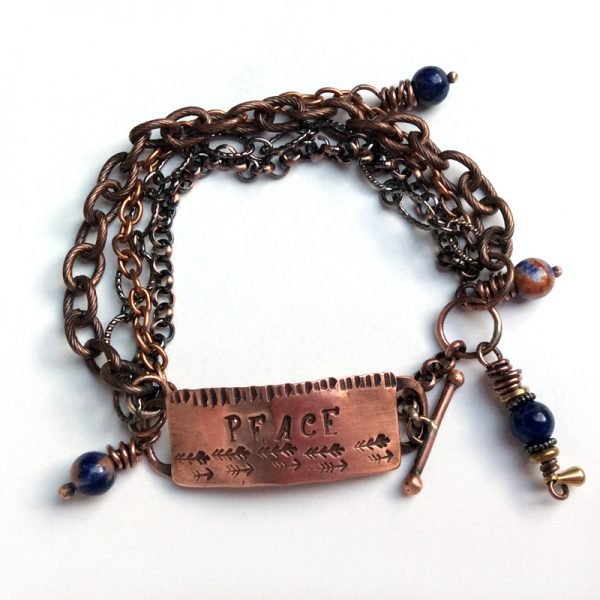 Peace like a river bracelet