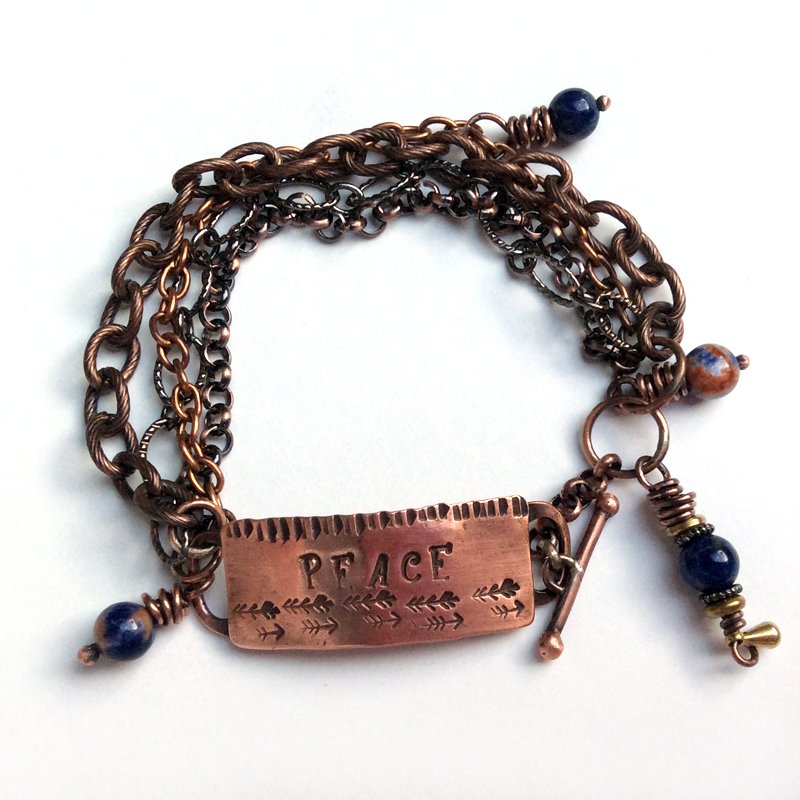 Peace like a river bracelet