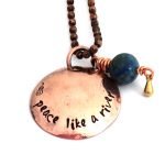 Peace Like a River necklace back detail